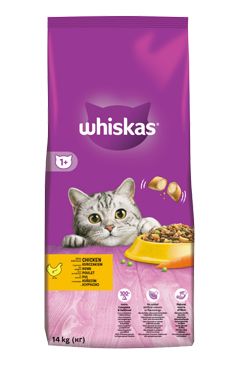 Whiskas Dry s kuřecím masem a játry 14 kg