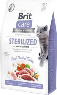 Granule pro kočky Brit Care GF, Sterilized Weight Control, 2 kg