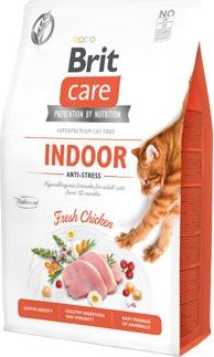 Granule pro kočky Brit Care GF, Indoor Anti-stress, 2 kg