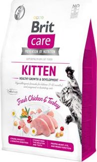 Granule pro kočky Brit Care GF, Healthy Growth&Development, 2 kg