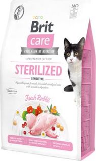Granule pro kočky Brit Care GF, Sterilized Sensitive, 2 kg