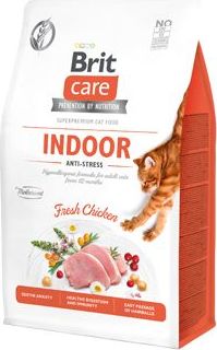 Granule pro kočky Brit Care GF, Indoor Anti-stress, 0,4 kg