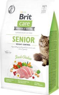 Granule pro kočky Brit Care GF, Senior Weight Control, 0,4 kg