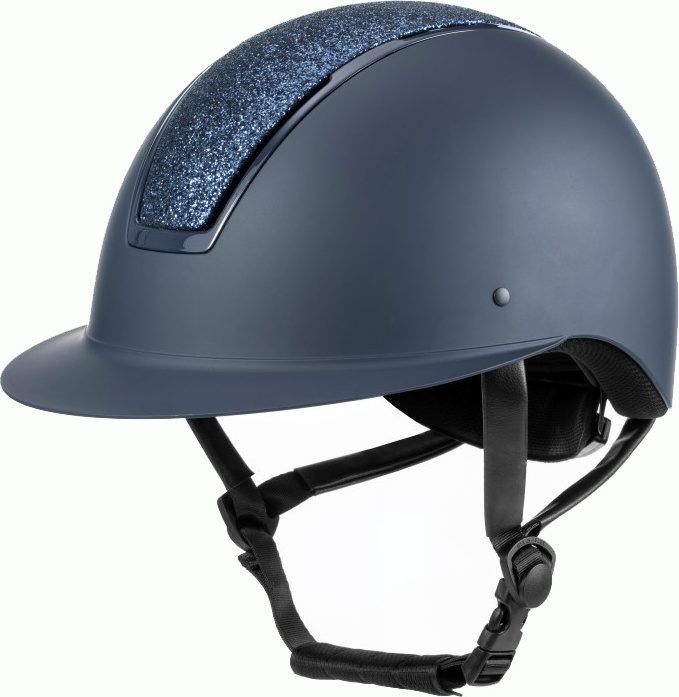 USG Helma jezdecká se třpytkami Comfort Jewel USG, navy Obvod hlavy: 52-54cm