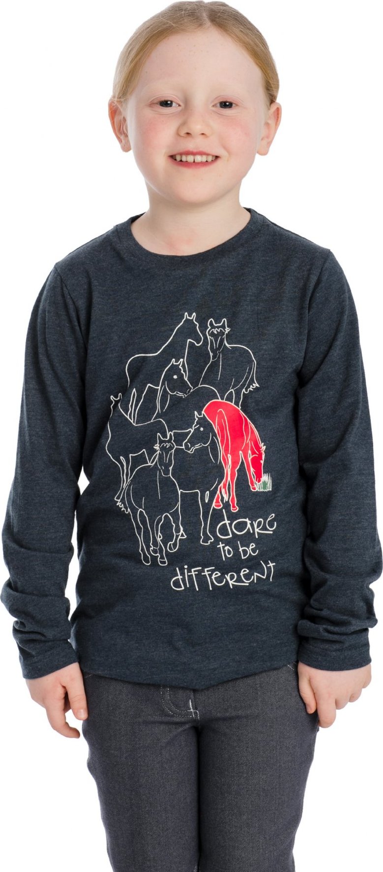 HORSEWARE Triko s dlouhým rukávem Horseware, dětské, navy Velikost: 11-12 let