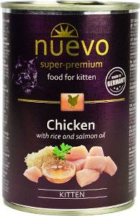 Nuevo Konzerva kočičí Nuevo, kuře, 400 g