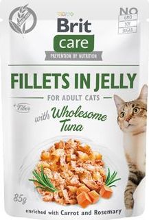 Kapsička kočičí Brit Care Cat Fillets in Jelly with Wholesome Tuna 85 g