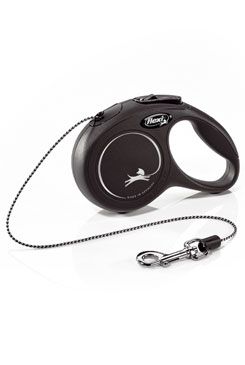 Vodítko FLEXI Classic NEW XS, 3 m/8 kg, černé