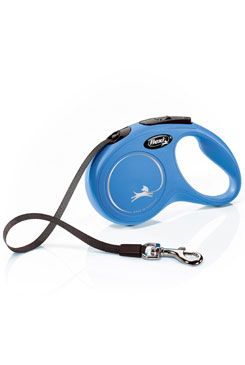 Vodítko FLEXI Classic NEW S, 5 m/15 kg, blue