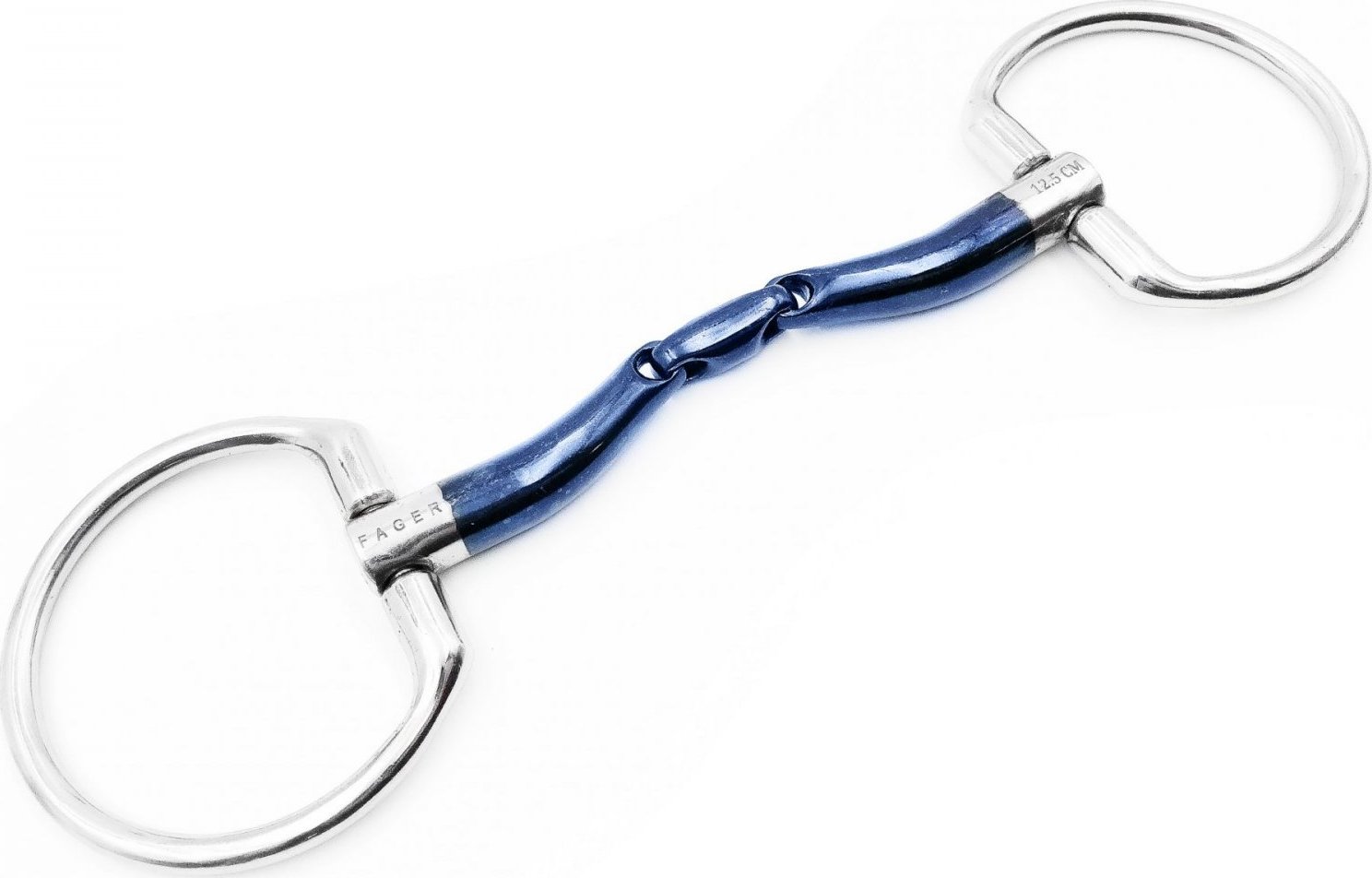 FAGER Udidlo olivové dvakrát lomené Sweet Iron Marcus Fager, 14mm Velikost: 9,5 cm