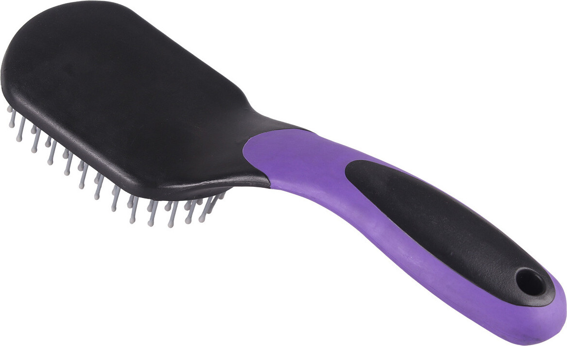 QHP Kartáč na hřívu a ocas QHP, black/purple