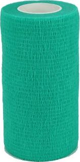 Covetrus Essentials Bandáž samolepicí CVET, 10 cm x 4,5 m, green, 1 ks