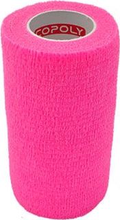 CoPoly Bandáž samolepicí CoPoly, 10 cm x 4,6m, pink, 1 ks
