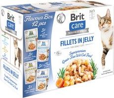 Kapsičky pro kočky Brit Care Cat Fillets in Jelly Flavour, box 12x85 g