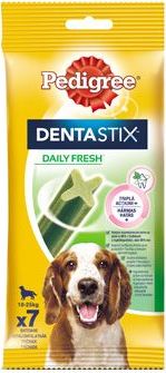 Pochoutka pro psy Pedigree Denta Stix Fresh Medium, 180 g, 7 ks