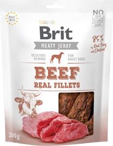 Pochoutka pro psy Brit Jerky Beef Fillets, 200 g