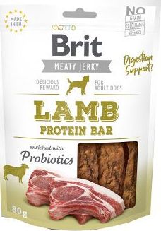 Pochoutka pro psy Brit Jerky Lamb Protein Bar, 80 g