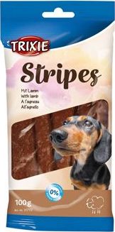 Pochoutka pro psy TRIXIE STRIPES light, jehněčí pro psy, 10 ks, 100 g