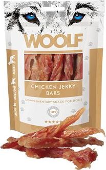 Woolf Pamlsky pro psy WOOLF, chicken bars, 100 g