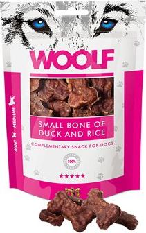 Woolf Pamlsky pro psy WOOLF, duck and rice, 100 g