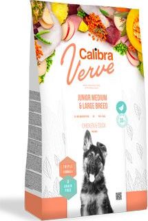 Granule pro psy GF Junior M&L Chicken&Duck Calibra Verve, 12 kg