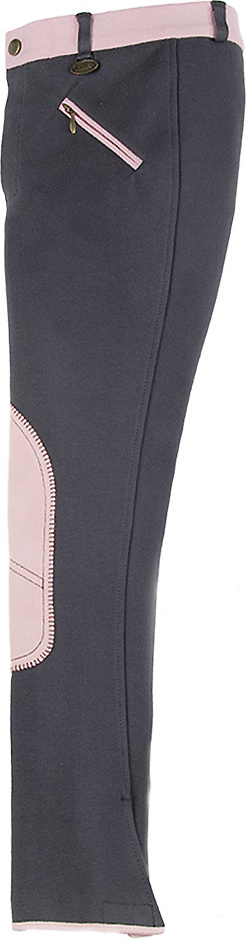Rajtky Emilia USG s kolenními záplatami, dětské, grey/rose Velikost: 170