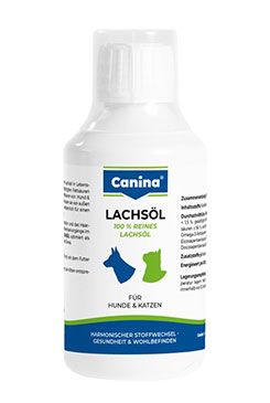 Canina Olej lososový pro psy a kočky Canina, 250 ml