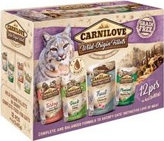 Kapsičky pro kočky Multipack Carnilove pouch, 12x85 g