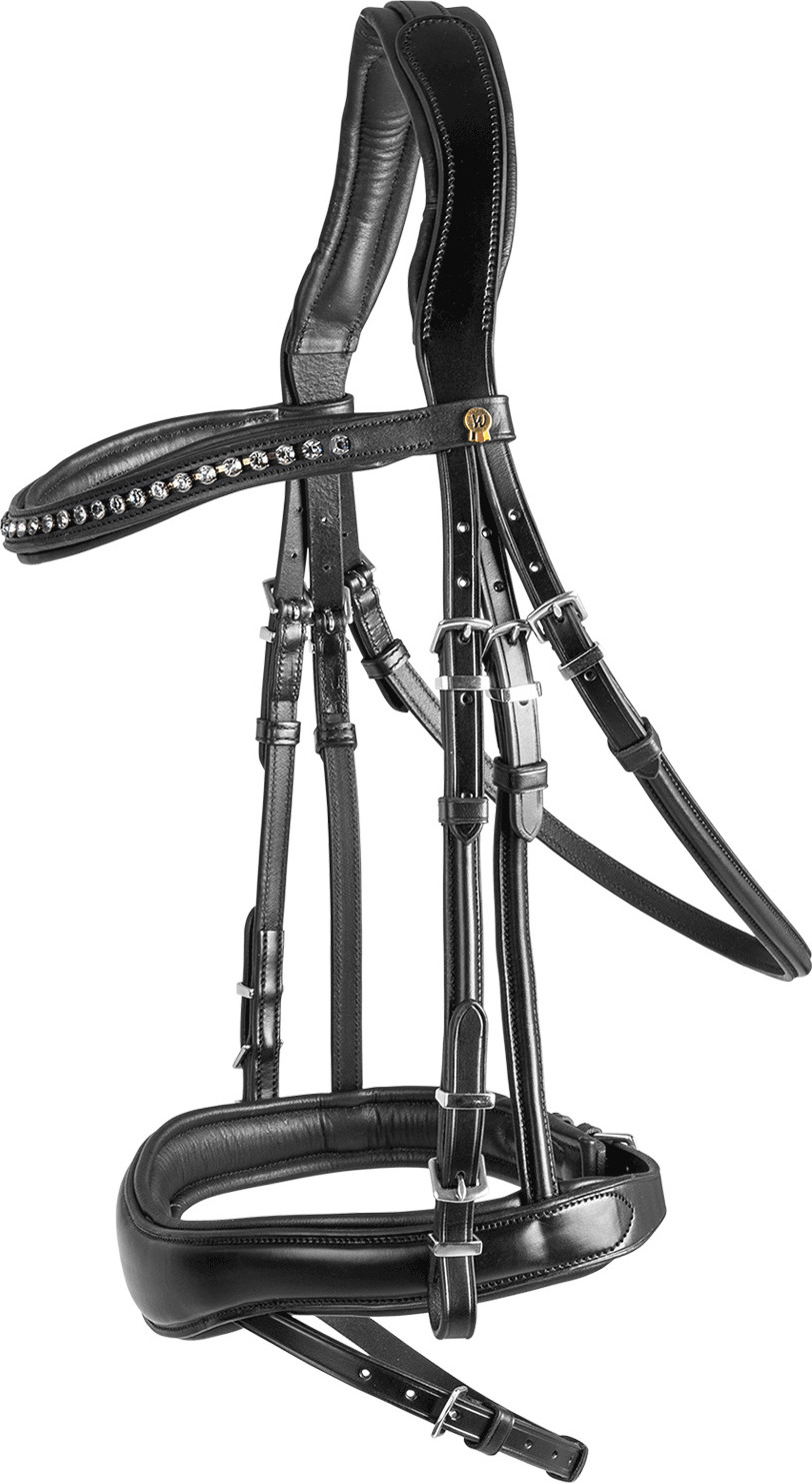WALDHAUSEN Uzdečka Graziosa S-Line Waldhausen, černá Velikost: COB