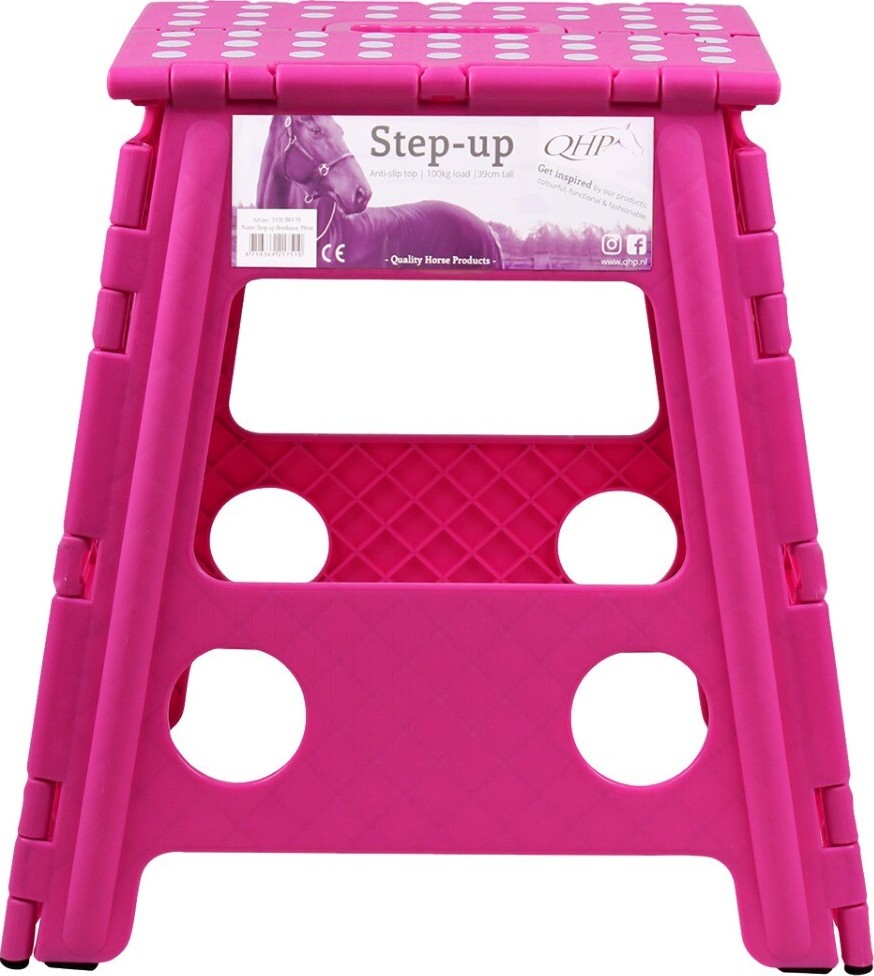 QHP Stolička na nasedání QHP, fuchsia Velikost: 39 cm