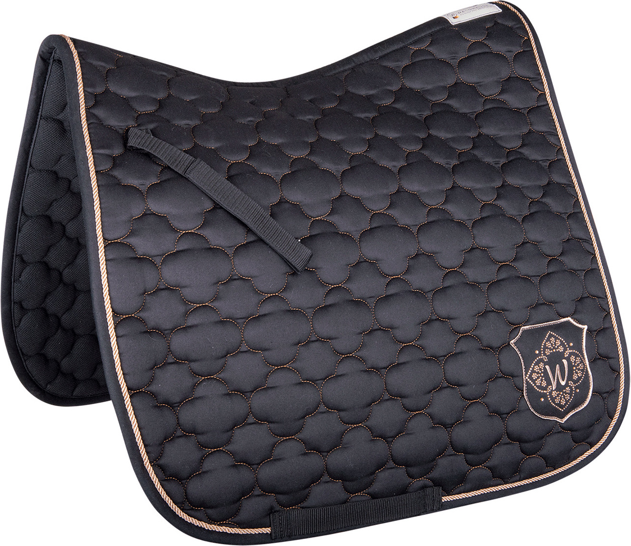 WALDHAUSEN Podsedlová dečka Paris Waldhausen, všestranná, COB/FULL, black/rose gold