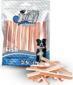 Pochoutka pro psy Calibra Joy Dog Classic Fish&Chicken Sandwich, 250 g