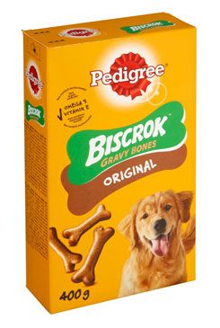 Pochoutka pro psy Pedigree Biscrok Gravy bones, 400 g