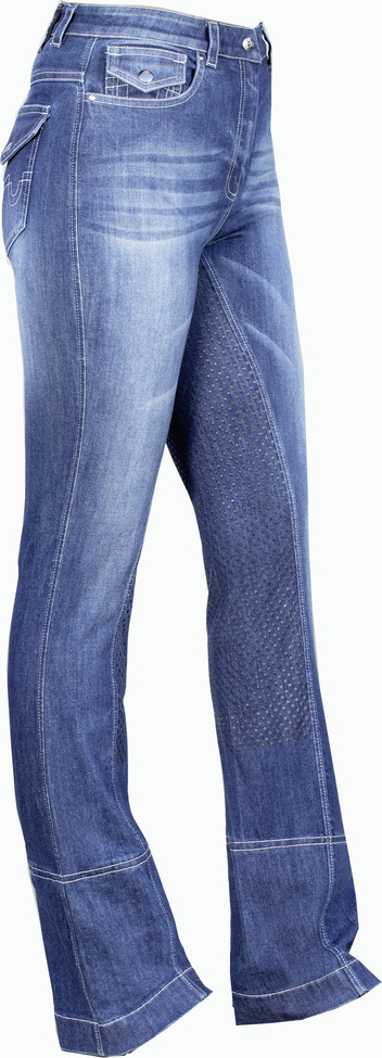 USG Kalhoty jezdecké Marina USG, s gripem, dámské, denim Velikost: 46