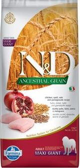 N&D (Farmina Pet Foods) Granule pro psy N&D LG DOG Adult Giant Chicken & Pomegranate, 12 kg