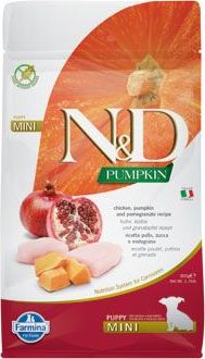 N&D (Farmina Pet Foods) Granule pro psy N&D Pumpkin DOG Puppy Mini Chicken & Pomegranate, 800 g