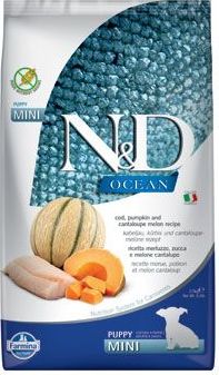 N&D (Farmina Pet Foods) Granule pro psy N&D OCEAN DOG Puppy Mini Codfish & Pumpkin&Melon, 2,5 kg