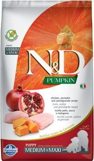 N&D (Farmina Pet Foods) Granule pro psy N&D Pumpkin DOG Puppy M/L Chicken & Pomegranate, 2,5 kg