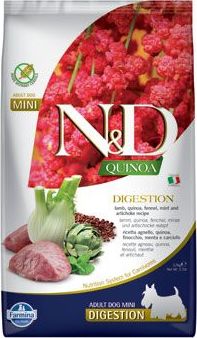 N&D (Farmina Pet Foods) Granule pro psy Quinoa DOG Digestion Lamb & Fennel Mini N&D, 2,5 kg