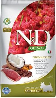N&D (Farmina Pet Foods) Granule pro psy Quinoa DOG Skin & Coat Duck & Coconut Mini N&D, 2,5 kg