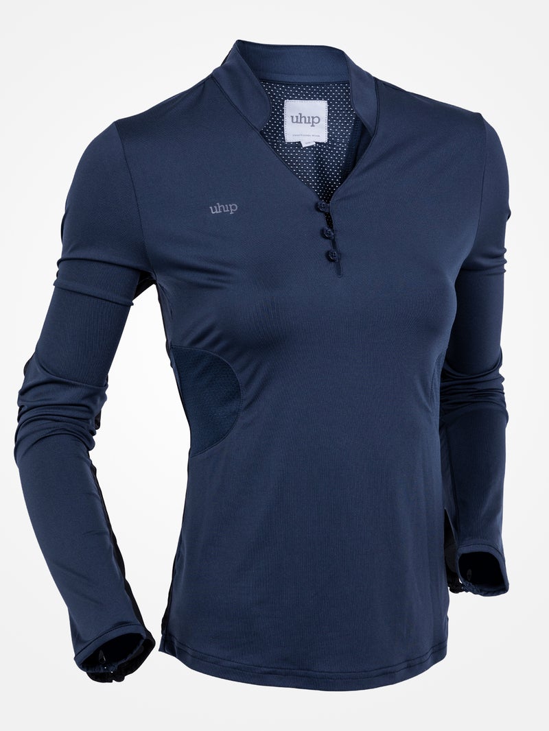 UHIP Triko Technical s dlouhým rukávem UHIP, dámské, navy blue Velikost: 32