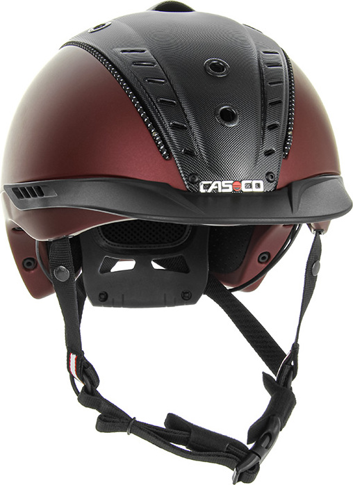 CASCO Helma Mistrall-2 Edition CASCO, dark red/black structure Obvod hlavy: 50-54 cm