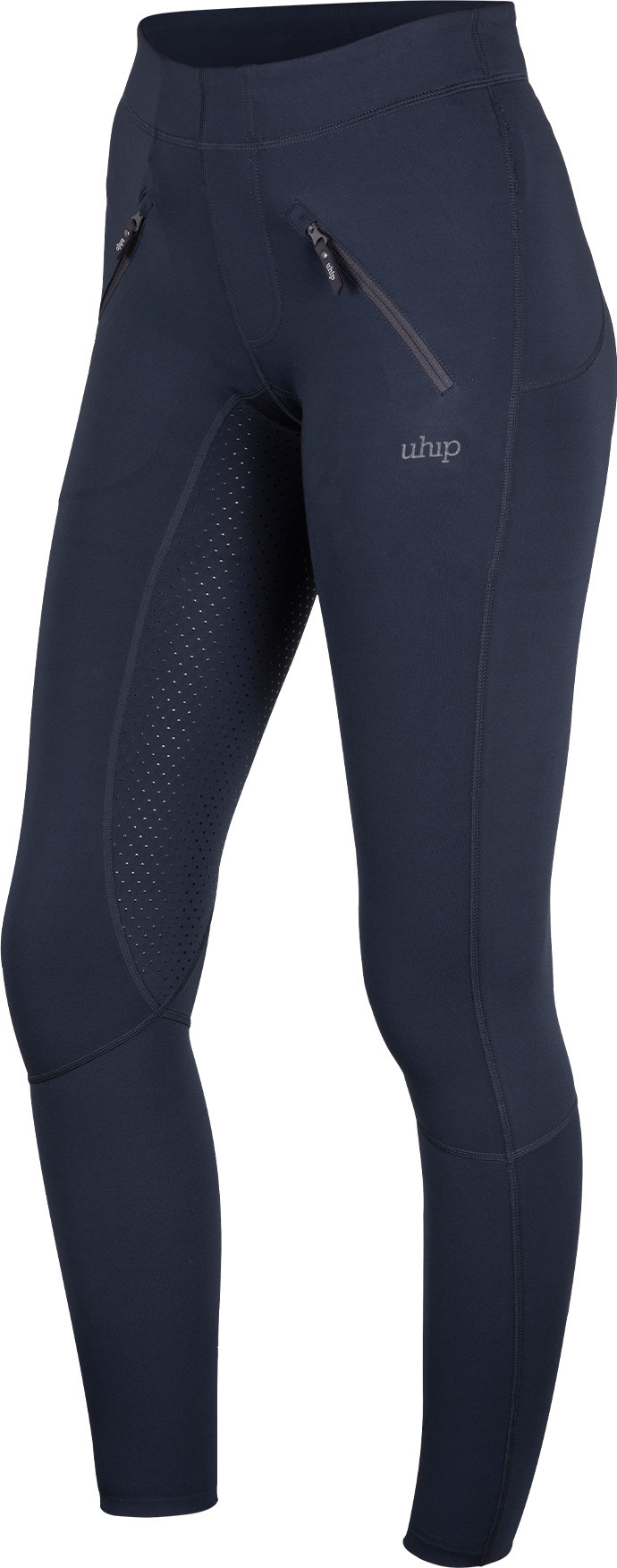 UHIP Legíny jezdecké UHIP, s gripem, dětské, navy blue Velikost: 150