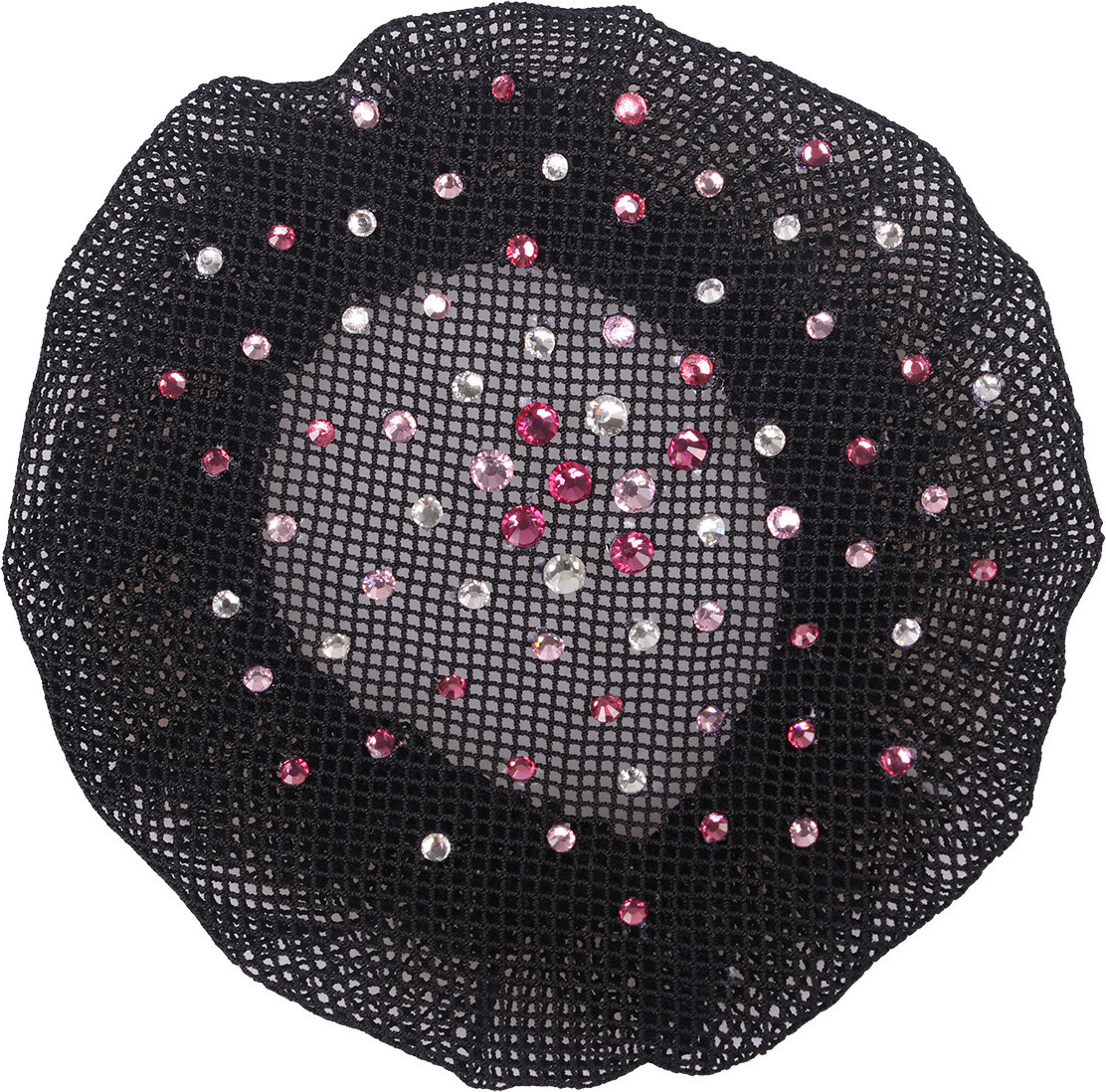 QHP Síťka do vlasů QHP, black/pink