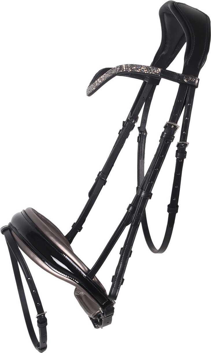 QHP Uzdečka Lupine QHP, black/grey Velikost: COB