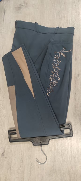 KANTRIE* Rajtky Classic Kantrie s celokoženým sedem, dámské, dark blue/brown Velikost: 44