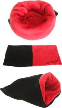 Marysa Spací pytel 3v1, mini, black/red