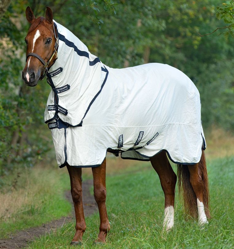 Deka letní Rambo Natura, white/navy Délka zad: 115 cm