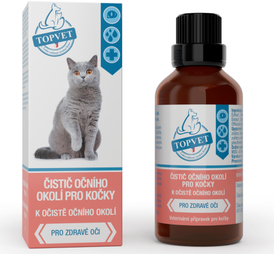 Green idea Čistič očního okolí pro kočky GREEN IDEA, 50 ml