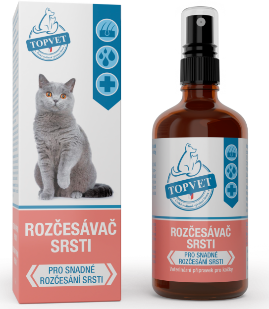 Green idea Rozčesávač srsti pro kočky GREEN IDEA, 100 ml